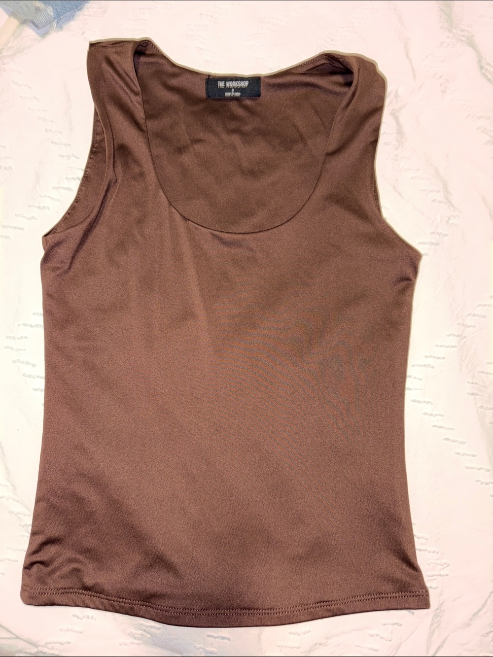 Vestique Dark Brown Tank Top